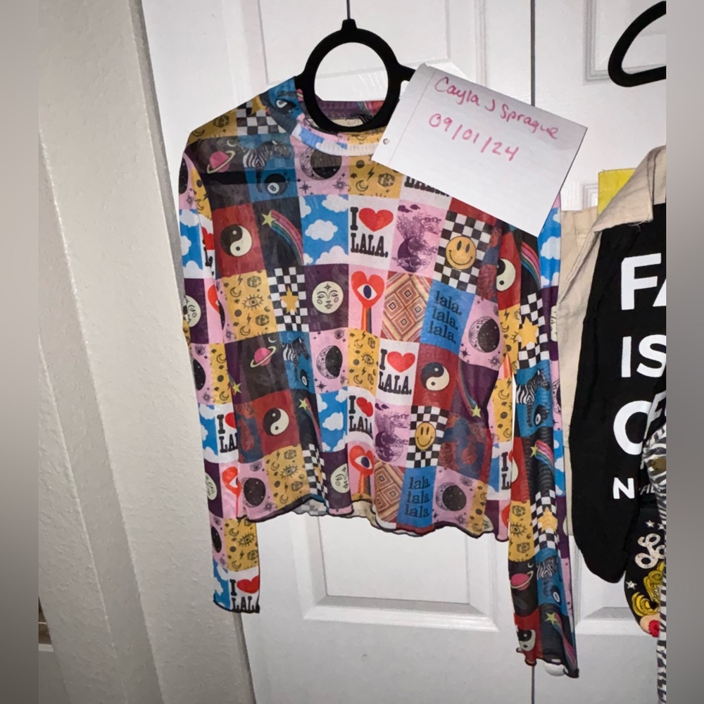 Lala world mesh top